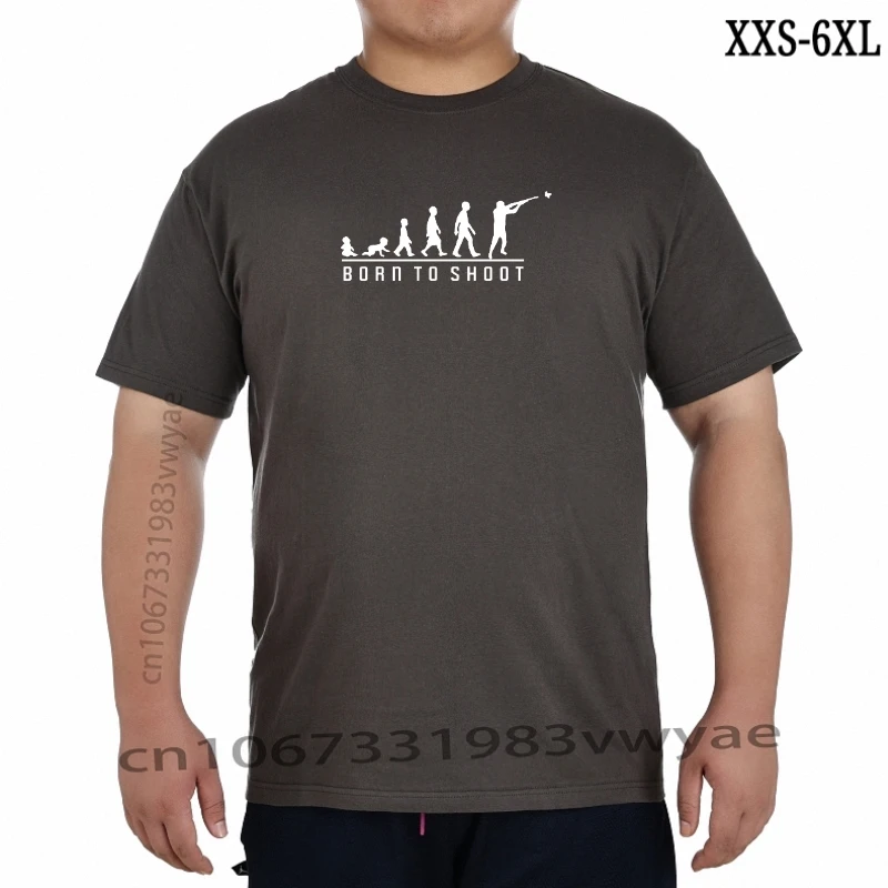 

Мужская футболка Born To Shoot (голубь с глиной), Мужская футболка с принтом в виде мотка, мужские топы, футболка