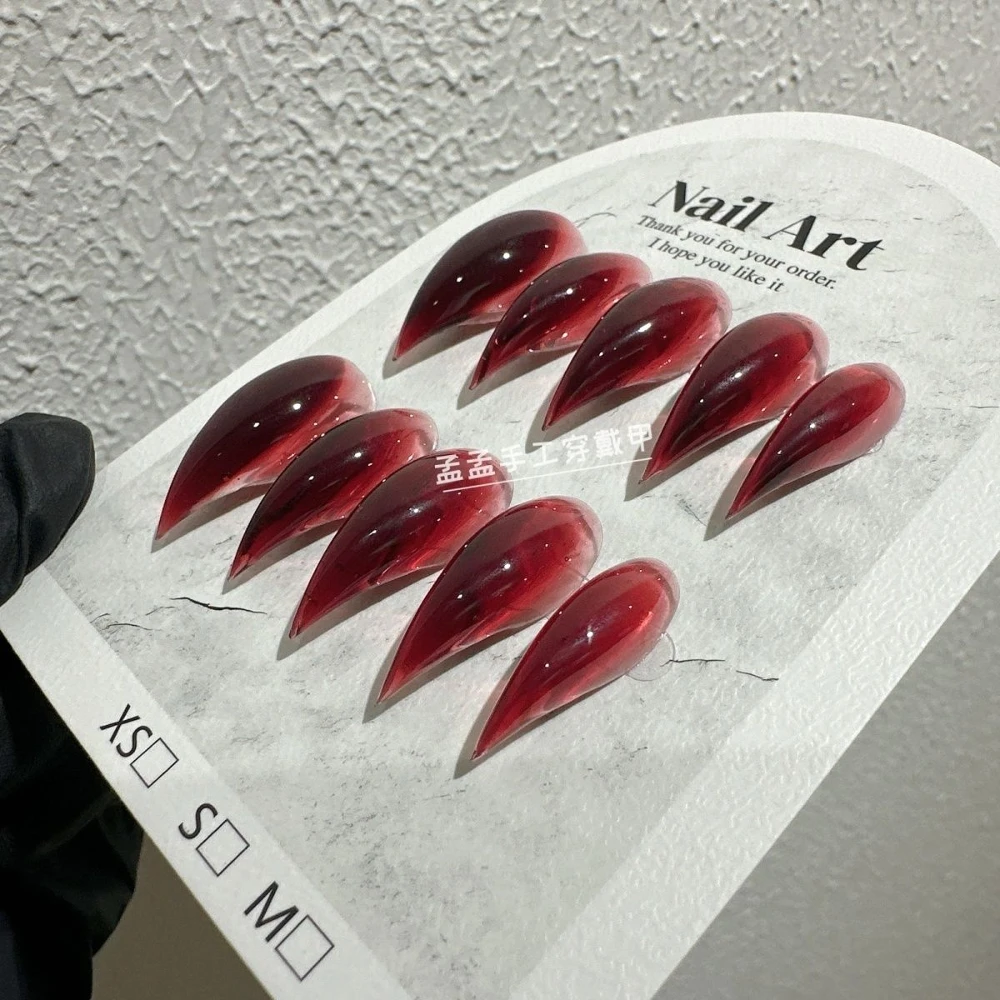 

Накладные ногти MINISO Y2K кошачий глаз