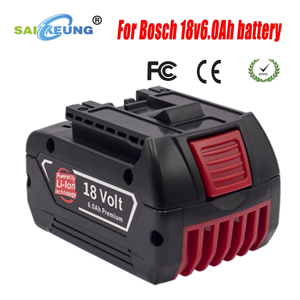 

18V 6000mAH BAT609 BAT610 BAT618 BAT619G Rechargeable Battery Replacement 6Ah Original Bosch Professional Power Tool Battery