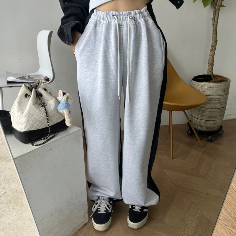 SuperAen корейские шикарные осенние и зимние нишевые прямые повседневные брюки с