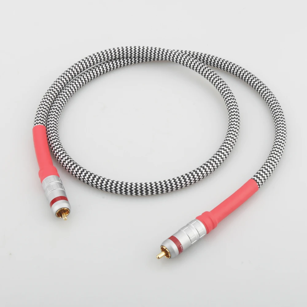 

Audiocrast 75 ohm RCA coaxial cable fever grade digital audio cable subwoofer signal cable