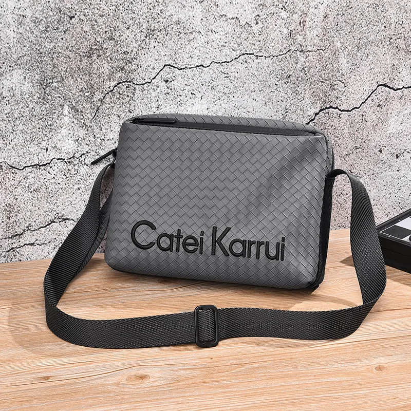 Fashion Letter Embroidery Men's Crossbody Bags Large-capacity Shoulder Bags Men Waterproof Wear-resistant Sling Bag Handbags