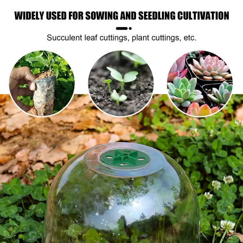 10 шт. куполообразные контейнеры для растений с крышкой