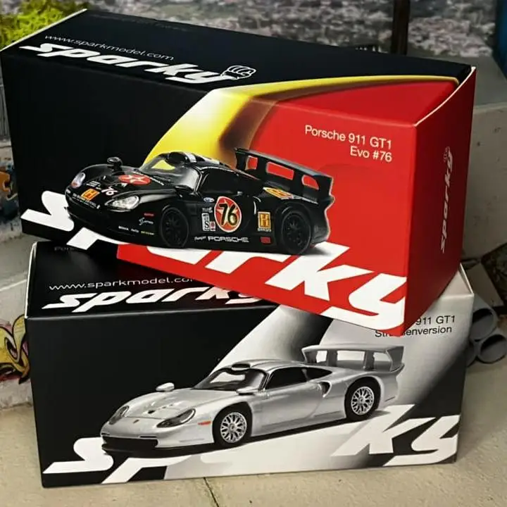 Модель автомобиля из литого под давлением сплава Sparky 1:64 rwb 911 GT1 EVO