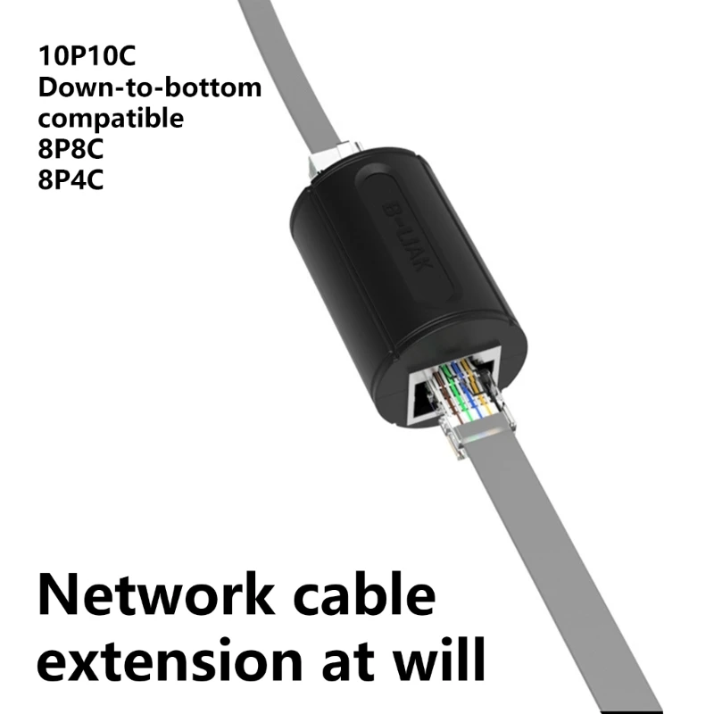 Разъемы RJ48 Сетевой удлинитель Ethernet-кабель 10P10C 8P8C 8P4C Переходник мама-мама