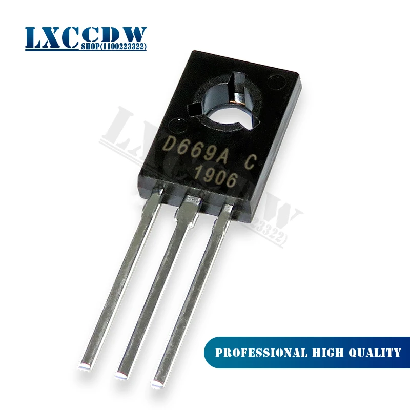 Новые и оригинальные триоды 10 шт. 2SD669A Φ 2SD669 D669A D669 TO-126