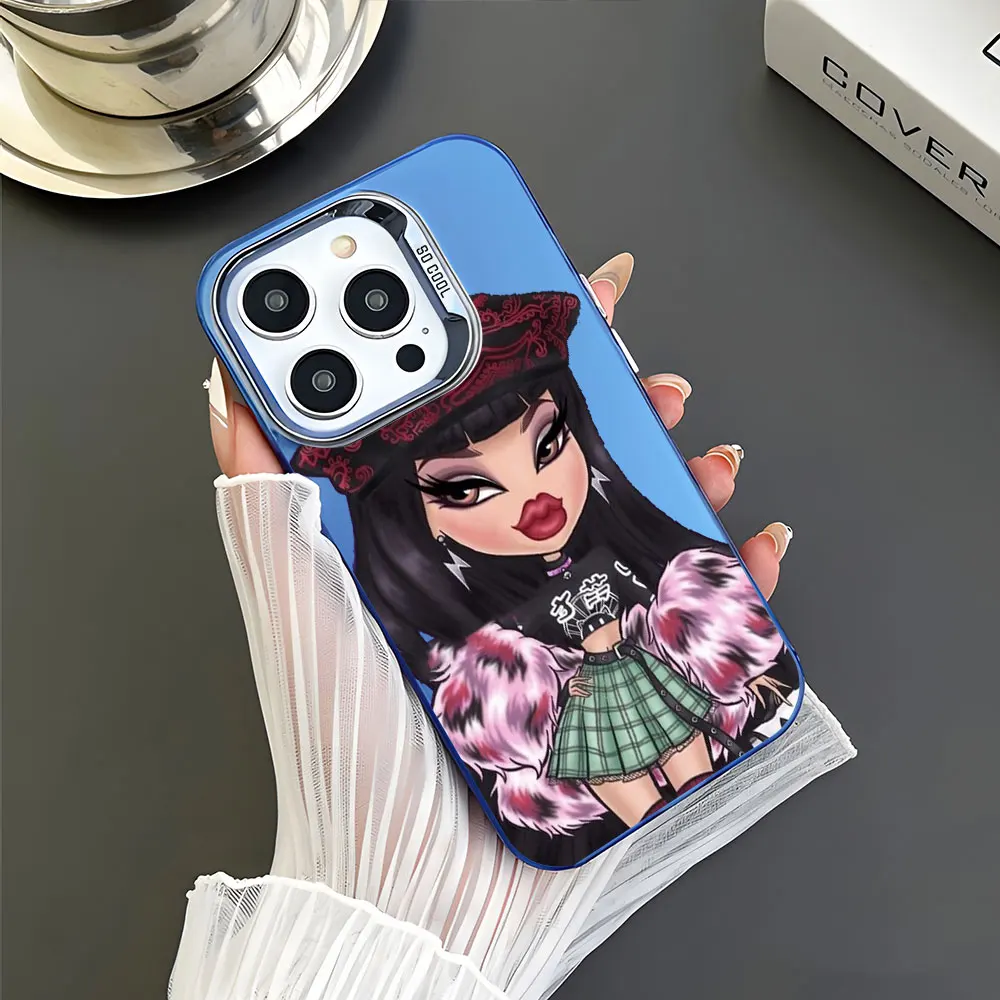 Фото Чехол Lovely Doll Bratz для Apple iPhone 11 16e 14 15 16 Plus 12 Pro 13 Mini XR X XS Max, противоударный чехол-бампер для телефона №5