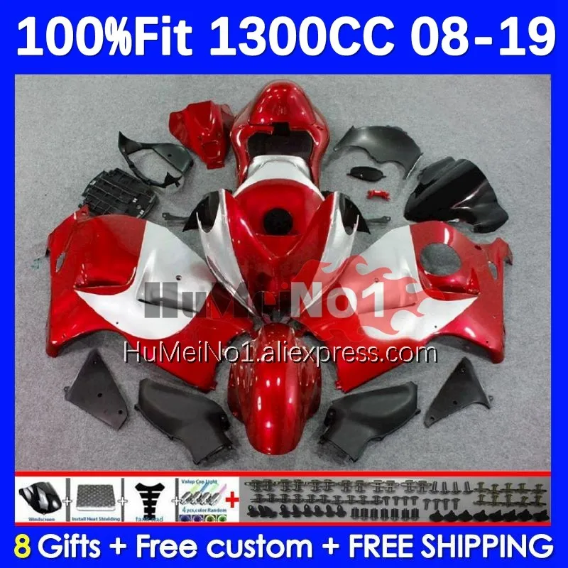 

Body For SUZUKI Hayabusa GSXR 1300CC 1300 CC red silvery GSXR-1300 29No.269 GSXR1300 08 09 10 11 12 13 14 15 16 17 18 19 Fairing