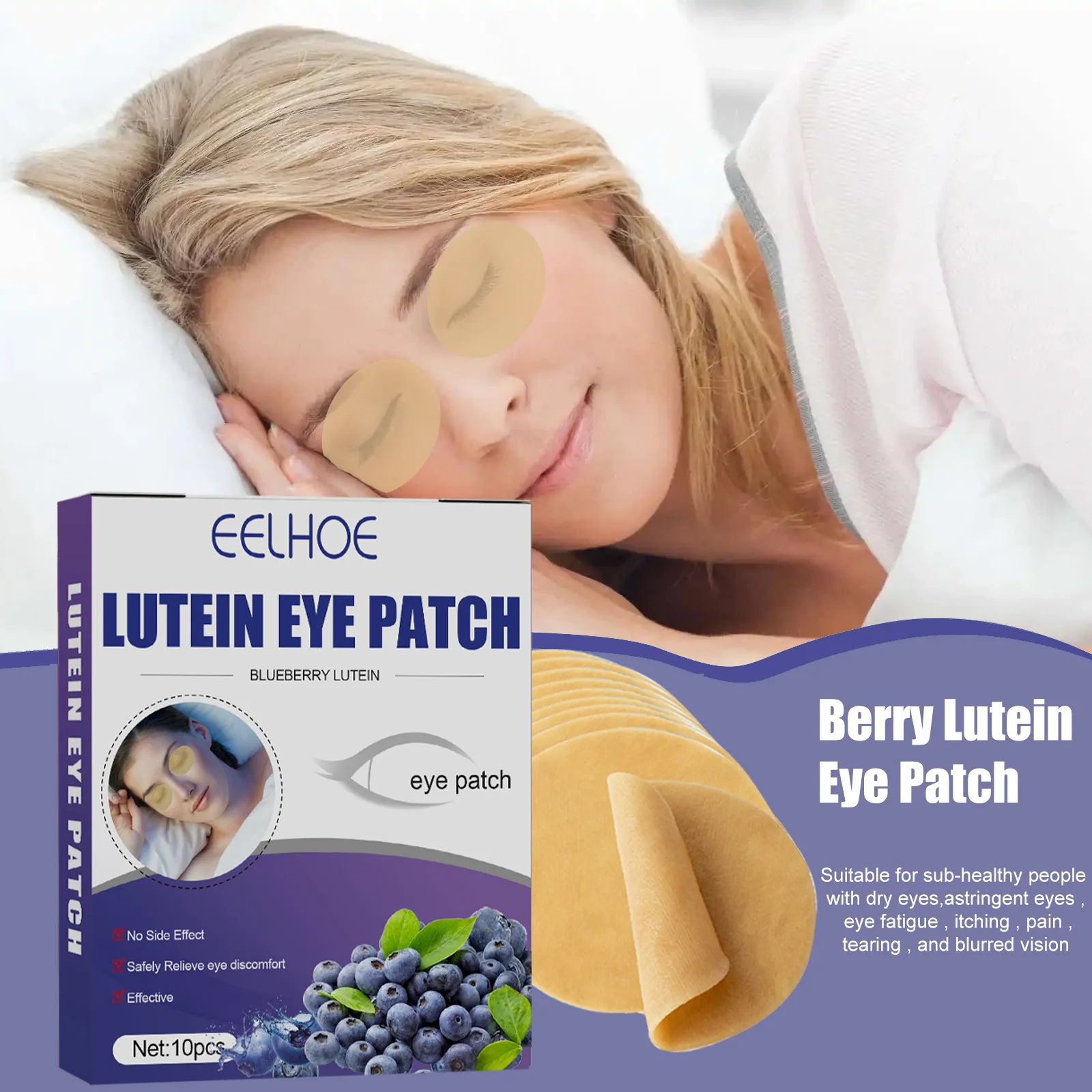 

Herbal Eye Patches Anti Dark Circles And Bags In The Eyes Puffy Eyes Treatments Relieve Eye Fatigue Dryness Health Care 10pcs