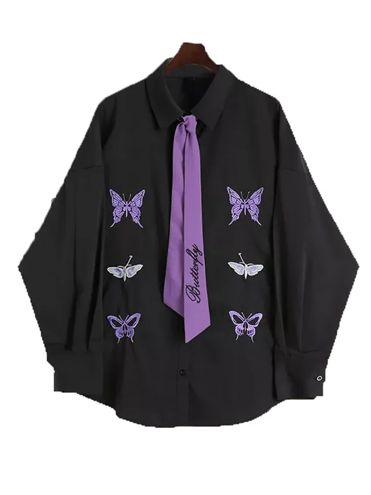 

Новинка весенне-летняя уличная одежда брюки-карго блузка с высокой талией и завязками + брюки-карго с цепочкой рубашка с длинным рукавом и з...