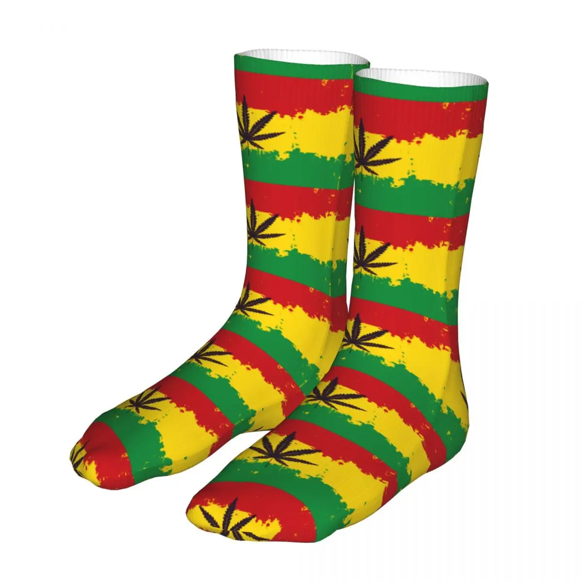 

Female Bike Hemp Leaf Rastafarian Flag Grunge Style Socks Cotton Compression Women Sock