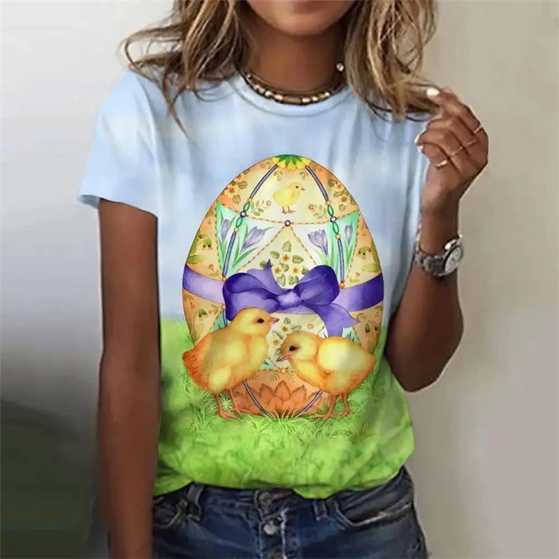 Пасхальная футболка с милым кроликом для женщин и мужчин пасхальное яйцо