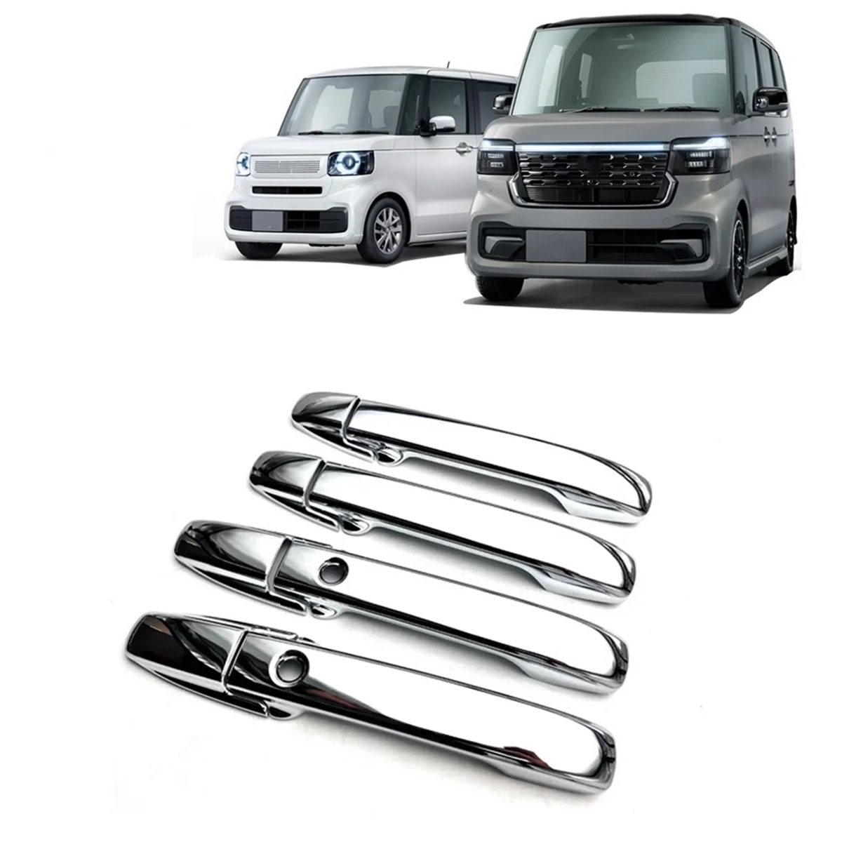 Для Honda N-BOX JF5 JF6 2023 2024 K-Car внешняя дверная ручка крышка отделка защитная наклейка