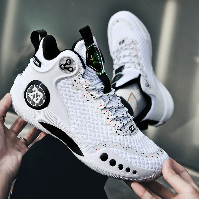 High-quality net surface breathable basketball shoes youth basketball shoes outdoor hiking sneakers