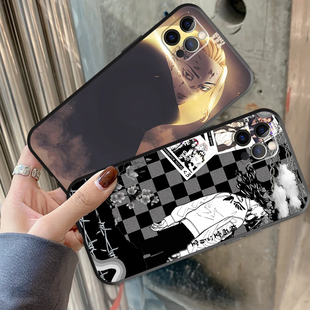 

Tokyo Revengers Phone Case For iPhone 11 12 13 Pro MAX 6 6S 7 8 Plus XS 12 13 Mini X XR SE 2020 Soft TPU Silicone Funda Cover