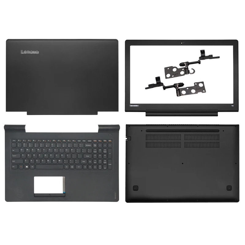 

NEW Laptop Top Back Cover For Lenovo IdeaPad 700-15 700-15isk LCD Back Cover/Front bezel/Hinges/Palmrest/Bottom Case Black