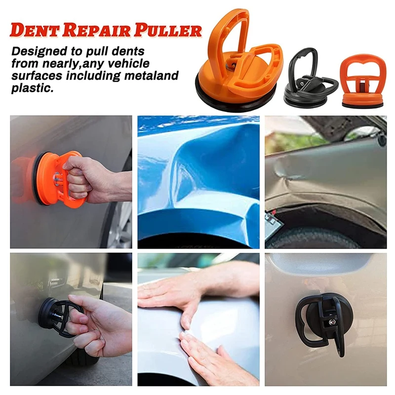 

Car Dent Puller,3 Pack Car Dent Puller Suction Cup Tool Kit,Car Dent Puller, For Car Dent Repair And Objects Moving