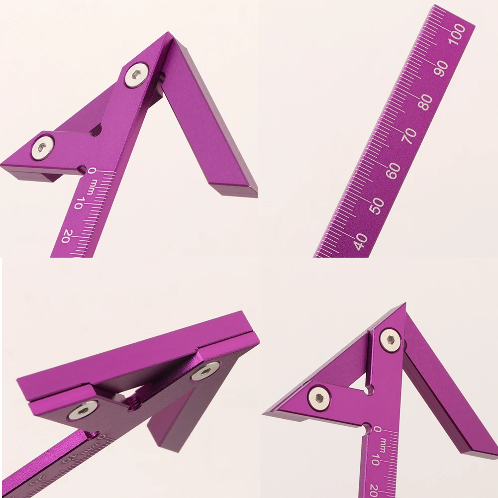 Треугольная линейка чертилка деревообрабатывающий комбинированный инструмент