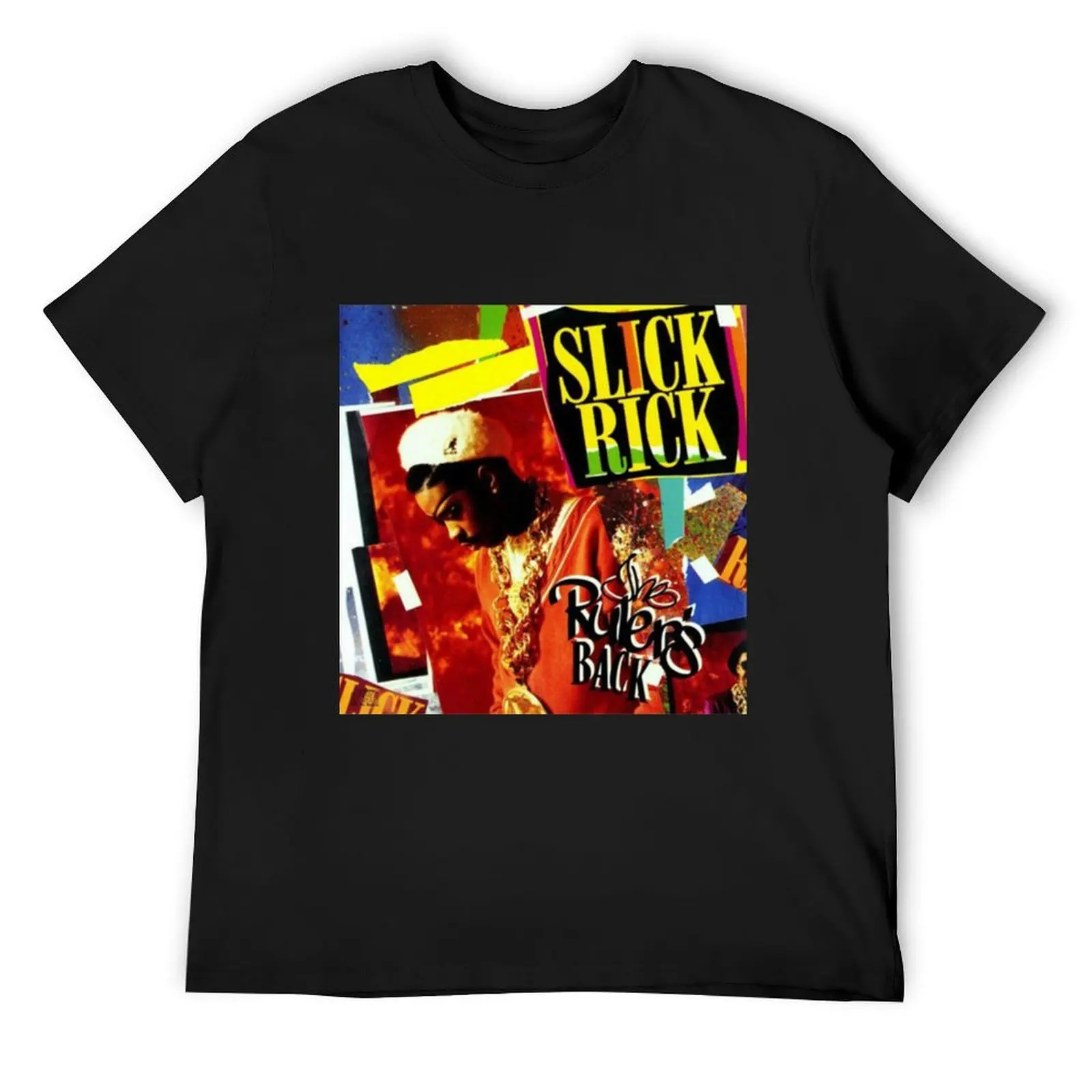 Футболка Slick Rick D RULERS BACK с графикой топы больших размеров рубашки мужская футболка