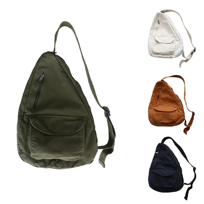 

NEW-Women's Fashion Bag Teenager Shoulder Chest Bag Teen Canvas Bag Women's Handbag Backpack Girls Satchel Pack