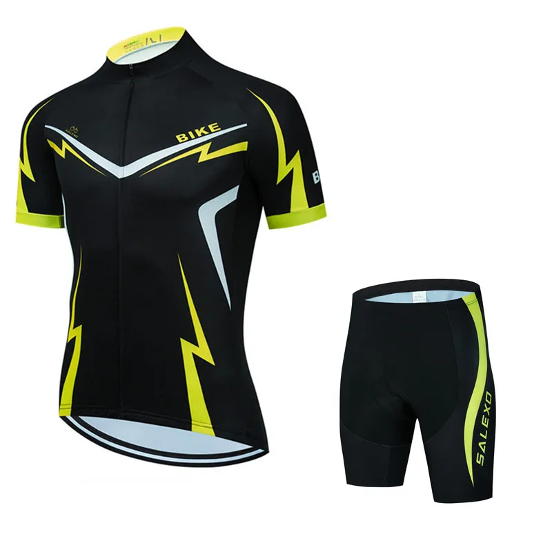 Мужской комплект из джерси и шортов летний Джерси с коротким рукавом одежда для