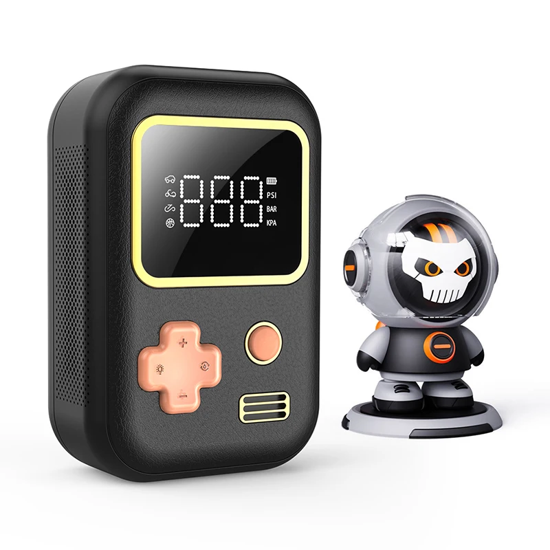 

150psi Max Air Compressor Rechargeable Air Pump Portable Car Tire Inflator Suitable for Motorcycles, Bicycles, Ball Games