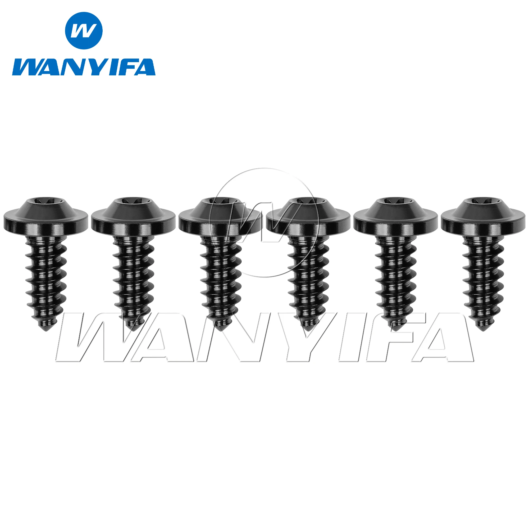 

Титановые болты Wanyifa, 6 шт., M4/M5/M6x15, Torx