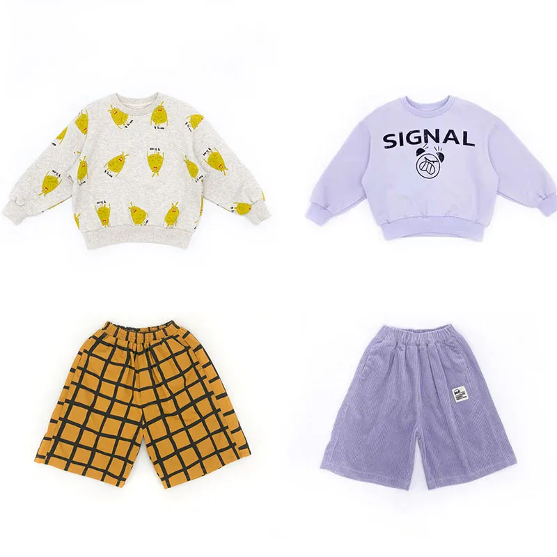 

EnkeliBB модная детская Весенняя Толстовка для девочек фиолетового цвета брендовая Дизайнерская одежда для девочек 2022 Весенняя детская одежда...