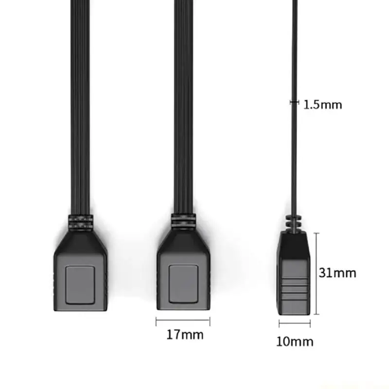 Фото F62C Прямоугольный удлинительный кабель USB2.0 между мужчинами и женщинами для зарядки передачи данных №1