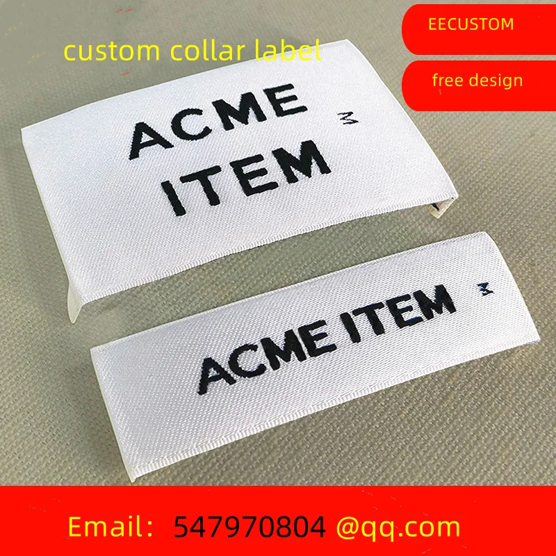 Бирки для одежды на заказ/этикетки вашего бренда изготовленные заказ тканевые
