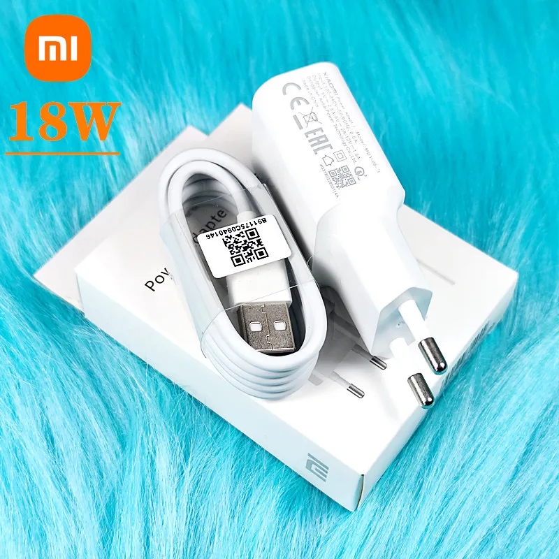 

Xiaomi fast charger 18W QC3.0 Power Adapter USB Type C cable For Redmi note 7 8 pro Mix 2s Mi 6 6X 8 A2 A1 8 max3 mi 8 lite