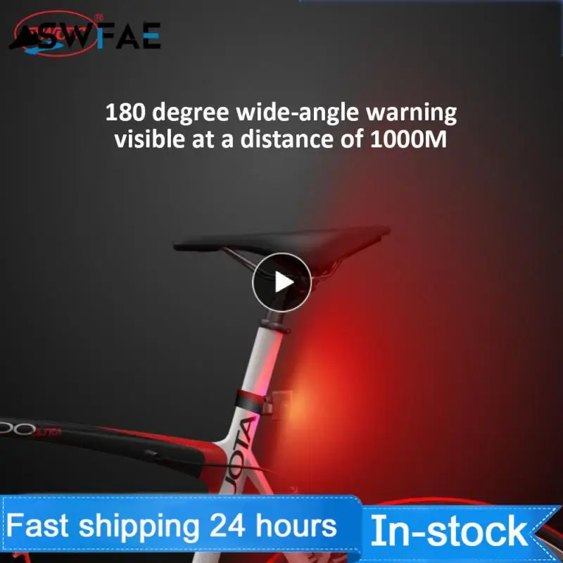 

Waterproof Bicycle Headlamp 6 Lighting Modes Usb Charging Cycling Lamp Bicycle Tail Light Cycling Warning Light