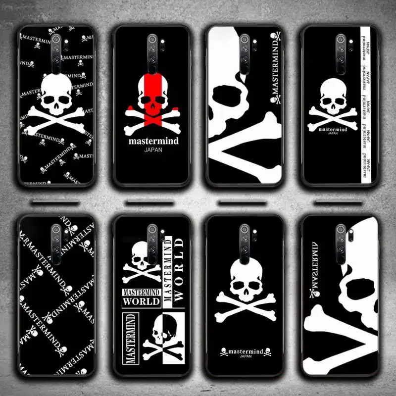 

Trend Japan Mastermind Skull Phone Case For Redmi 7 8 9 A K20 30 Pro Note 8 9 Pro 10
