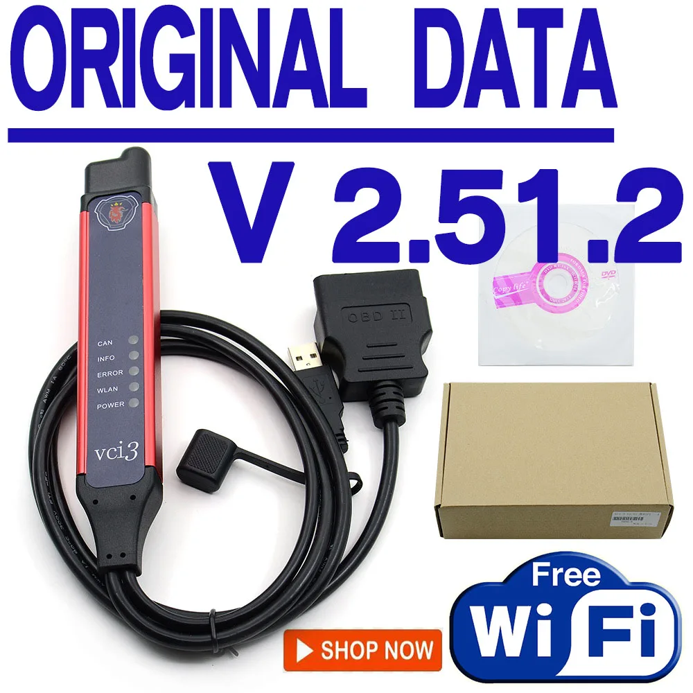 

V2.51.2 VCI3 SDP3 For Scania VCI3 OBDII Scanner 2022 VCI 3 Original Chip VCI-3 Scan Trucks Heavy Duty Diagnostics Update VCI2