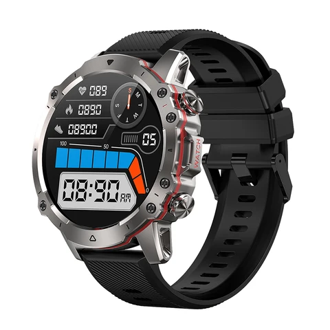 MELANDA новые стальные умные часы с Bluetooth для вызова, мужские водонепроницаемые мультиспортивные умные часы с пульсометром для Android IOS 400 мАч