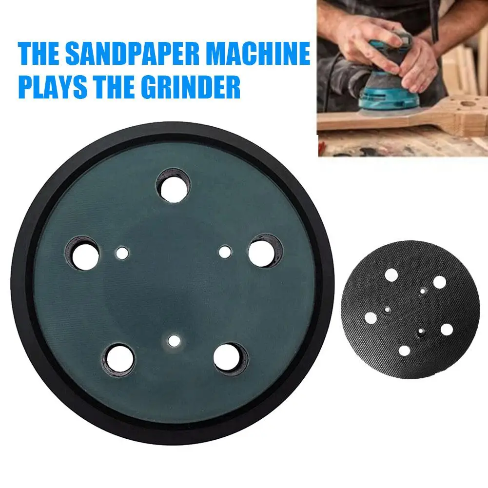 

5 Inch Sander Replacement Pad 5 Dust Holes For Porter Cable 13904 13909 For Porter Cable 333 333VS Random Track Sander D0H9