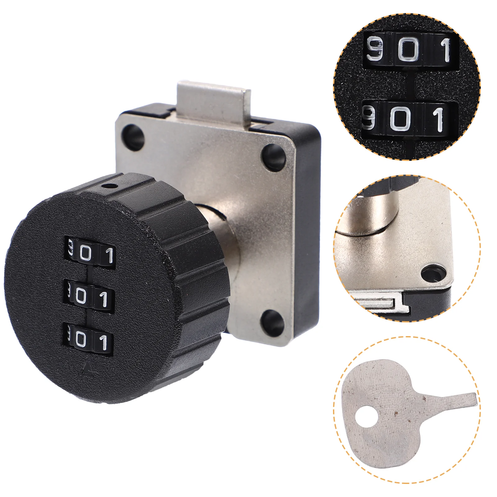 

Drawer Combination Lock Locker Locks Mailbox Lock Storage File Cabinet Lock Zinc Alloy Cabinet Locks Door Lock Baby