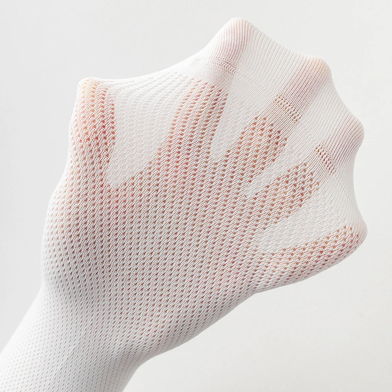 HSS Brand Men's Cotton Socks Mesh Style Black Business Men Socks Soft Breathable Summer Thin for Male Socks Size EU39-45(6.5-11)