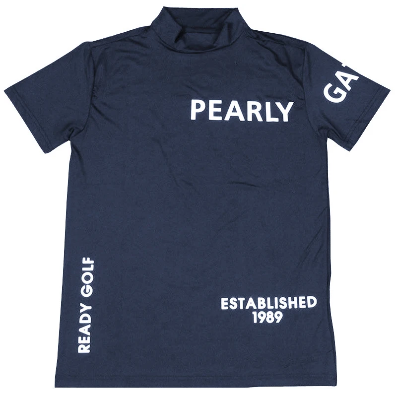 Casual Sport Crew Neck Men's Golf T-shirt Fast Dry Air Permeability Black/White Slim Fit Men Sports Short-sleeved Spring Summer