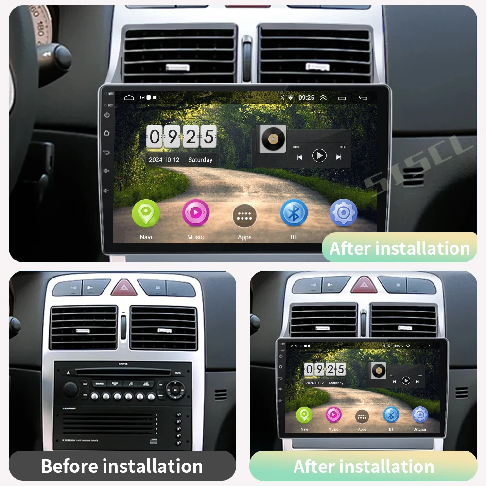 Для Peugeot 307 307CC 307SW 2002-2013 мультимедийный плеер Carplay стерео авто аудио головное