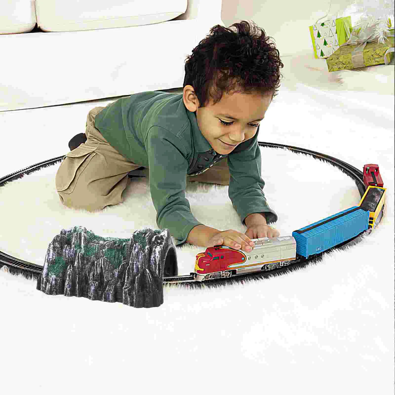 4 шт. туннель поезда игровая модель имитация поддельной железной дороги игрушка