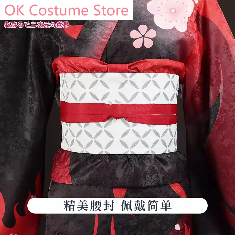 Кимоно Genshin Impact Hanyuuda chizulu женский косплей костюм искусственная игра униформа Hallowen