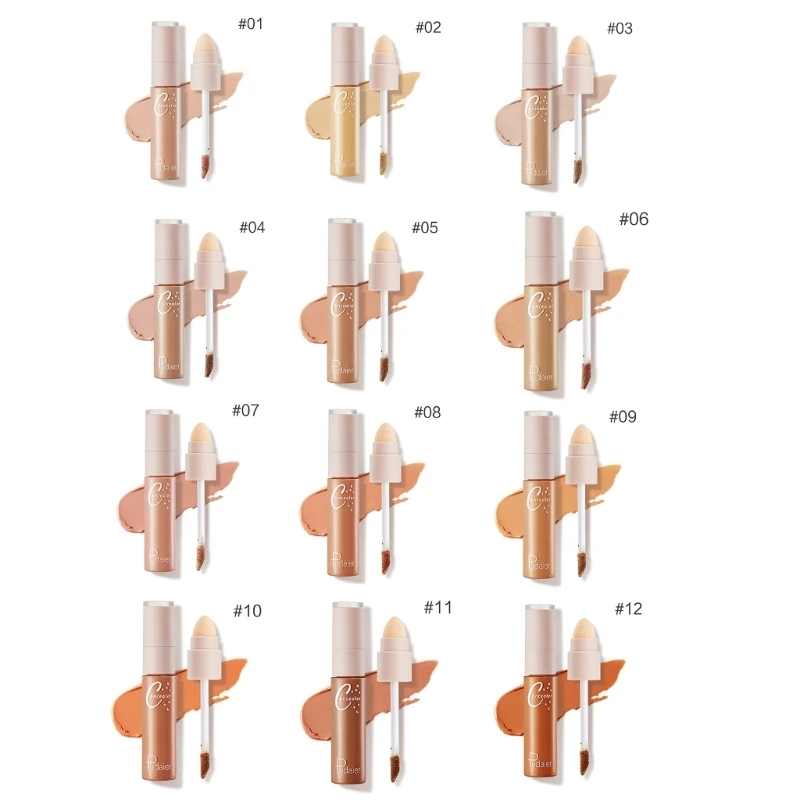 

Dual Ended Liquid Concealer Face Makeup Color Corrector Concealer Long Lasting Coverage for Dark Circles and Fine Lines