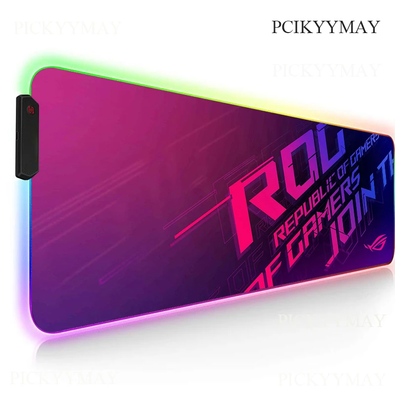 

ASUS RGB Mouse Pad 900x400mm Rubber Gaming Mouse Pad ASUS LED Laptop Keyboard Mat Anti-slip Best Choice Mousepad XXL Desk Mat