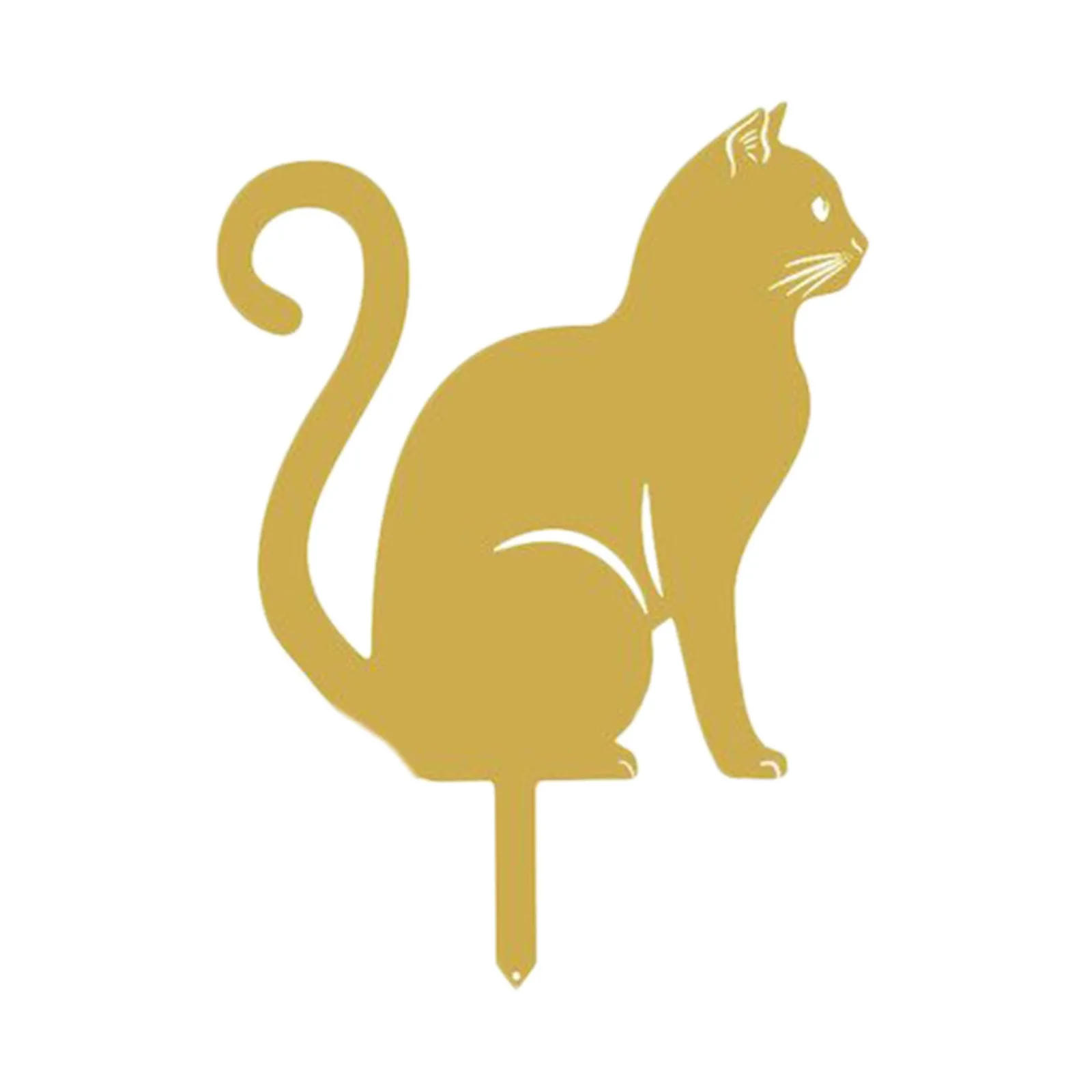 

Garden Plant Coating Powder 3 Outdoor Pack Cats Decor Arts Yard Metal Garden Weather- Patio Lawn & Garden