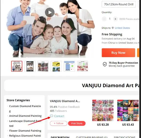 Фото на заказ алмазная живопись 5D Алмазная мозаика картина полная