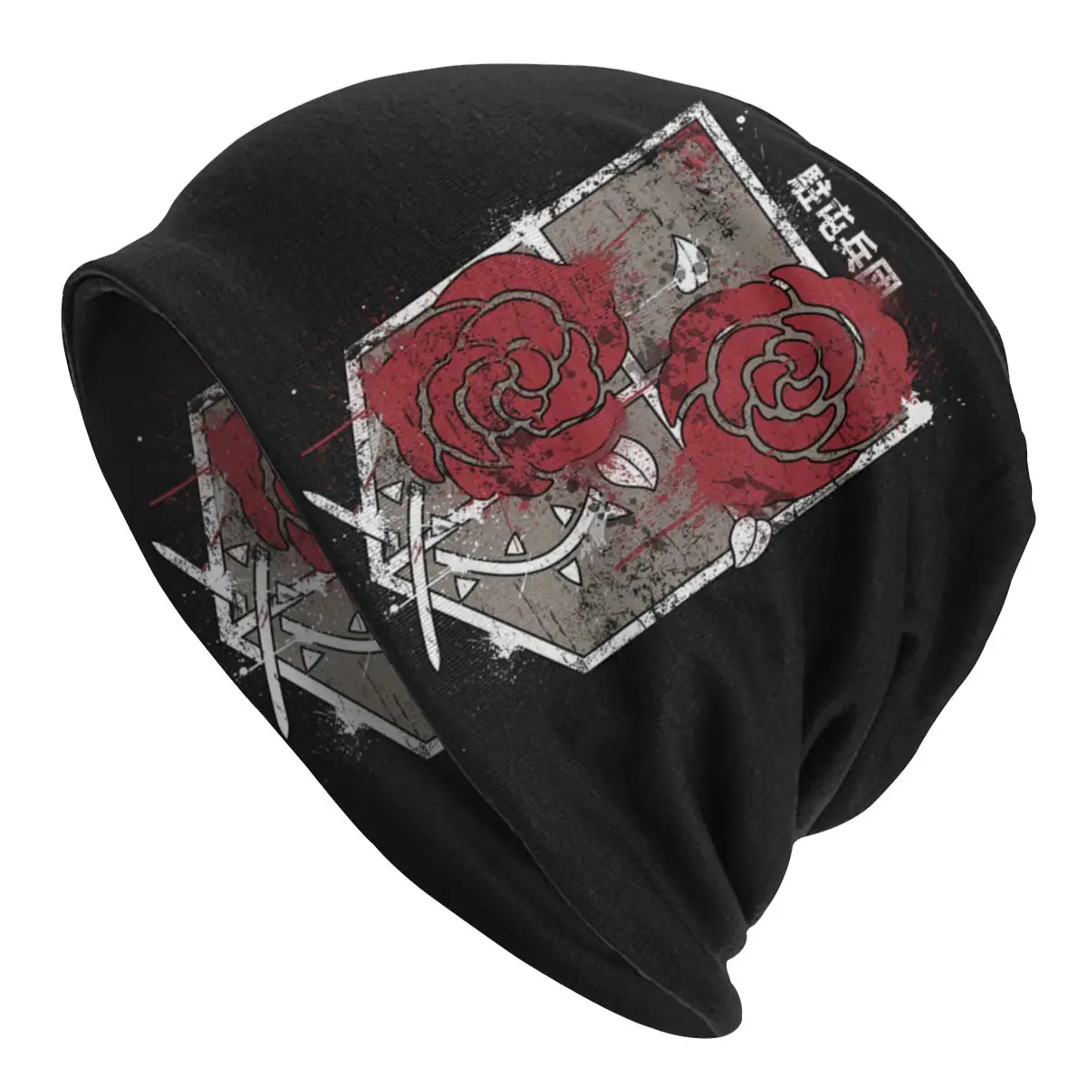 

Attack On Titan Skullies Beanies Hat Shingeki No Kyojin Casual Unisex Street Caps Warm Head Wrap Bonnet Knitted Hat
