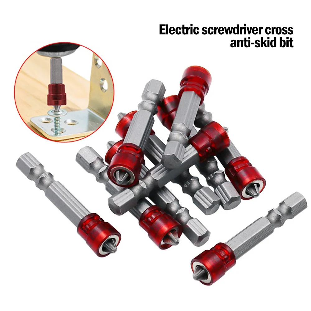 

Magnetic Screwdriver Bit Cross-head PH2 Magnetic Screwdriver Bits 1/4 Inch Hex Shank Screwdriver Bit Electric Screwdriver Kit