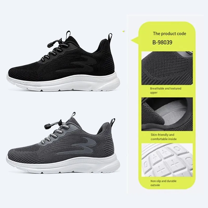 Xiaomi Mijia Mi Men' Sneakers Running Shoes Walking Gym Fashion Sports Shoes Light Casual Shoes Comfortable Breathable Sneakers