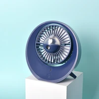 spray humidification adjustable angle usb charging desktop fan